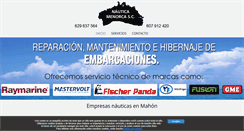 Desktop Screenshot of nauticamenorca.com