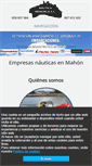 Mobile Screenshot of nauticamenorca.com
